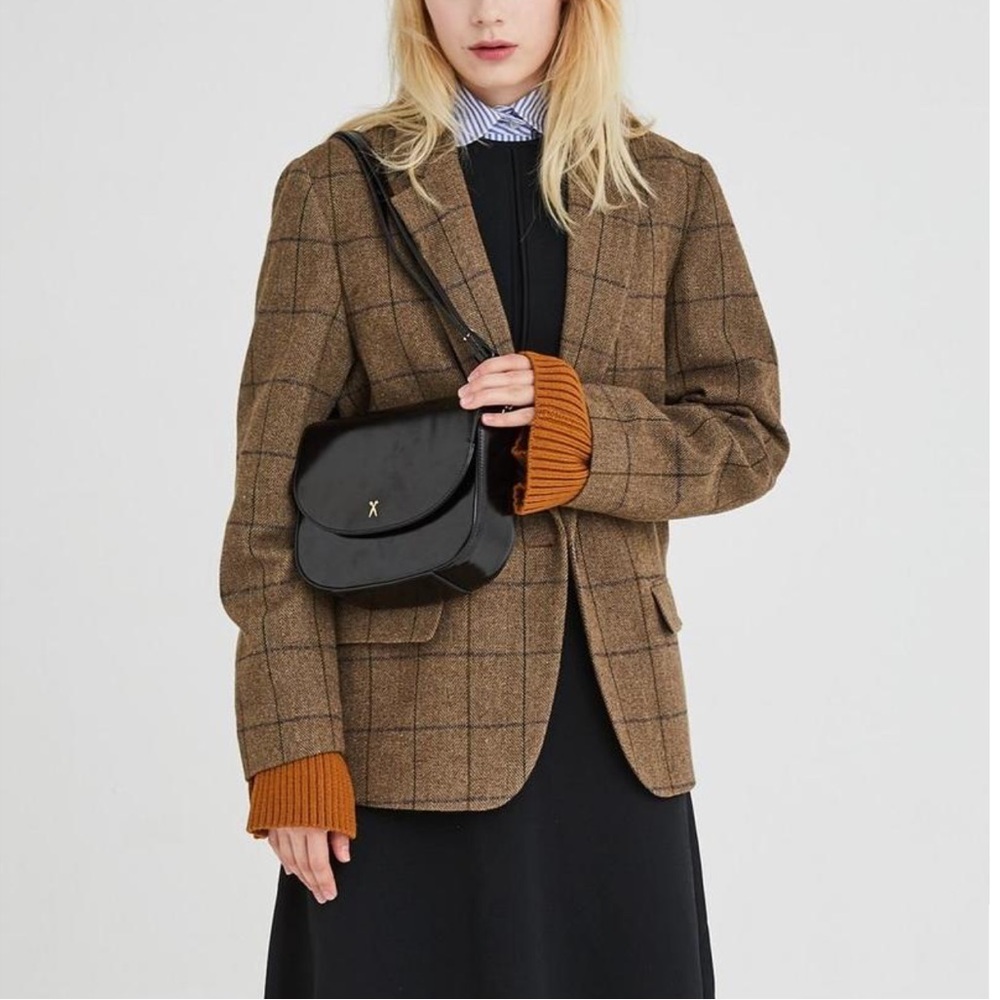 WORE ONCE. JOSEPH STACEY Pleated Blazer Relaxed Fit